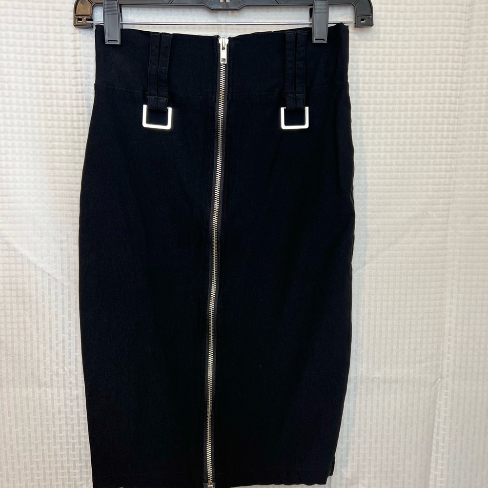 Killstar Force Field Black Pencil Skirt